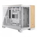 +NEW+Corsair 2500X Micro ATX Dual Chamber PC Case White/Bamboo Wood