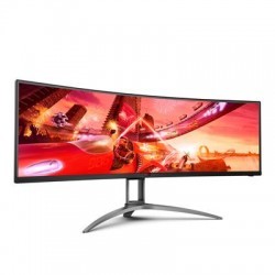 AOC AGON3 AG493QCX 49" Widescreen VA LED Black Multimedia Curved Monitor (3