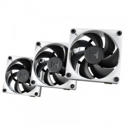 Hyte THICC FP12 120mm PWM Fan Cool White/Black 3 Pack