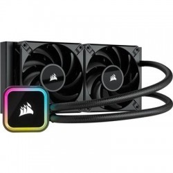 Corsair iCUE H100i RGB ELITE Black Liquid CPU Cooler Refurbished