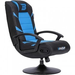 BraZen Pride 2.1 Bluetooth Surround Sound Gaming Chair Blue for Children