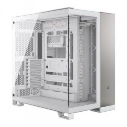 +NEW+Corsair 6500X Mid Tower Dual Chamber PC Case White/Satin Grey Aluminum