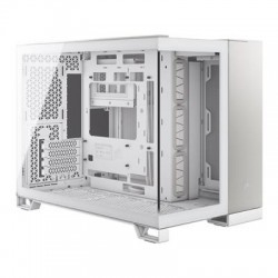 Corsair 2500X Micro ATX Dual Chamber PC Case White/Satin Grey Aluminum