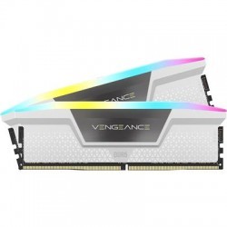 Corsair 32GB (2x16GB) Dual Channel Vengeance RGB White (DDR5 6400/36/1.40v)